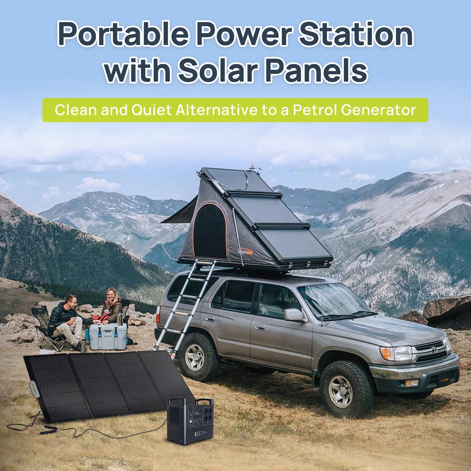 GENERATOR SOLAR PORTABIL 2+2 KW IN STOC